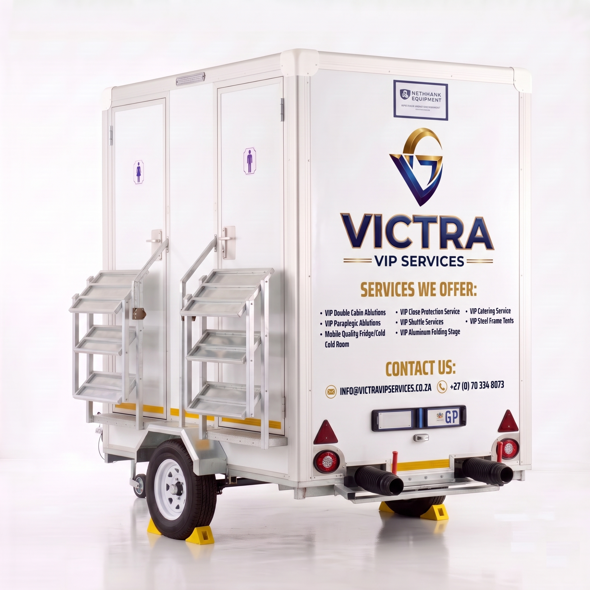 Victra VIP double cabin ablution units